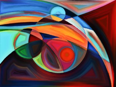 Yaşam formları serisi. Sanat, resim, tasarım ve eğitim konularında soyut biçimlerin ve şekillerin düzenlenmesi