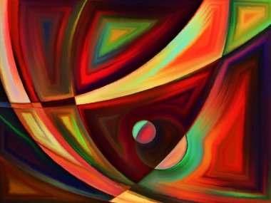 Yaşam formları serisi. Sanat, resim, tasarım ve eğitim konularındaki soyut biçimler ve şekillerin kompozisyonu