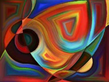 Uçak bölümü serisi. Arkaplan, sanat, resim, tasarım ve eğitim projelerinde kullanılmak üzere soyut biçimlerden ve şekilden oluşmuştur.