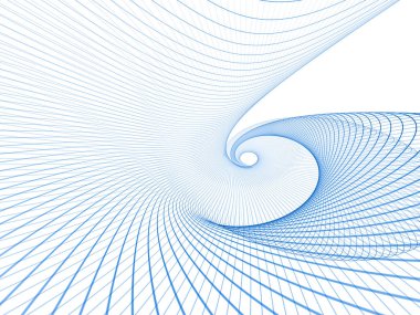 Eğitim, bilim ve teknoloji projelerinde kullanılmaya uygun yapısal çizgilerin ekranı,