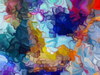 Tasarımlar ve dekore edilmiş arka planlar için sanatsal sanal boya unsuru