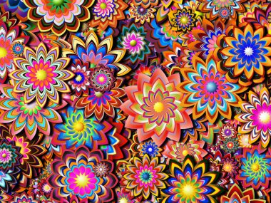 Renkli tasarım arka planı. Kutlama, mutluluk ve neşe konularında soyut parlak desenler.