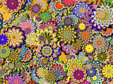 Renkli tasarım arka planı. Kutlama, mutluluk ve neşe konularında soyut parlak desenler.