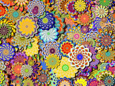 Renkli tasarım arka planı. Kutlama, mutluluk ve neşe konularında soyut parlak desenler.