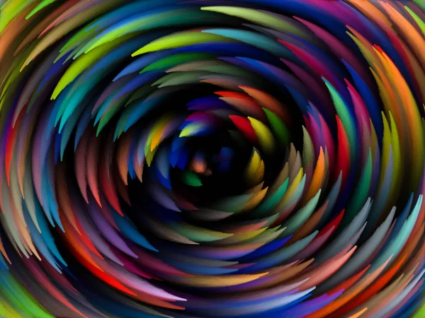 Yaratıcılık, tasarım ve modern sanat projeleri için Girdap Dijital Renk arkaplanı