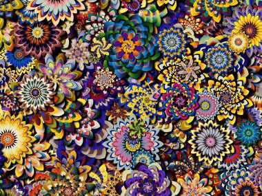 Renkli tasarım arka planı. Kutlama, mutluluk ve neşe konularında soyut parlak desenler.