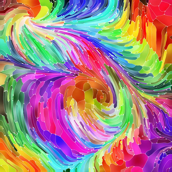 Organische Kleuren Beweging Ontwerp Patroon Van Bewegende Kleurrijke Elementen Voor — Stockfoto