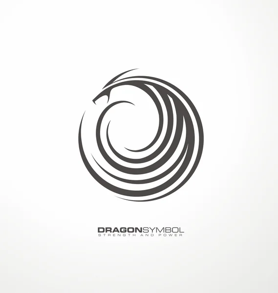 Drachensymbol — Stockvektor