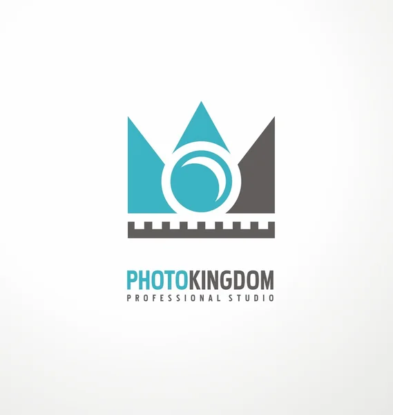 Konsep desain logo kreatif untuk studio fotografi - Stok Vektor