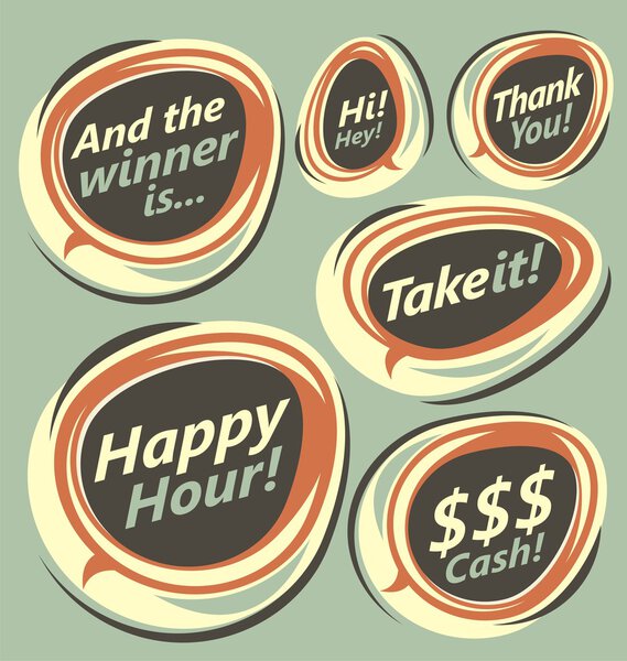 Retro label collection