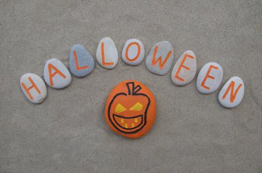 Cadılar Bayramı kavramı ile oyulmuş taş oluşturma