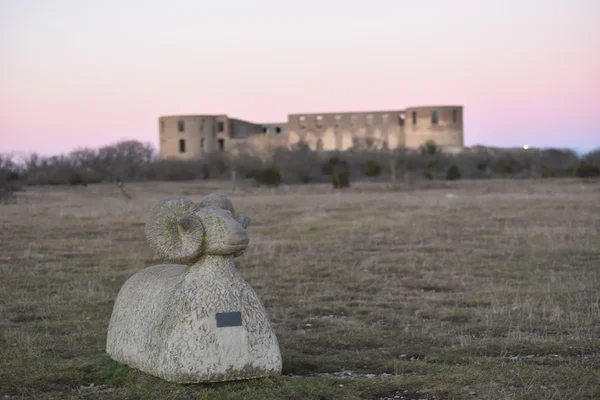 Borgholm κάστρο, νησί Oland, η Σουηδία — Φωτογραφία Αρχείου