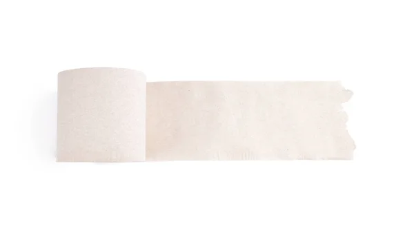 Toilet paper roll isolated on a white background. illustration for panic buying at coronavirus epidemic time — Stock Photo, Image