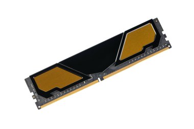 ddr4 ram hafıza modülü. Masaüstü bilgisayarı için donanım. beyaz arkaplanda izole