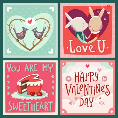 Sevgililer günü kartları