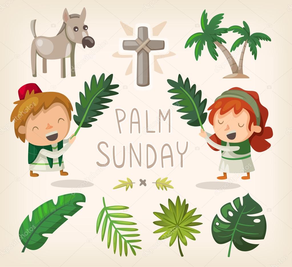 Palm Sunday design elements