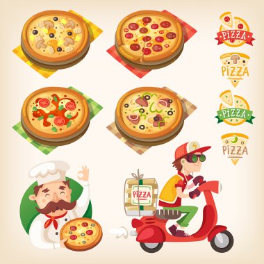 Pizza takımı.