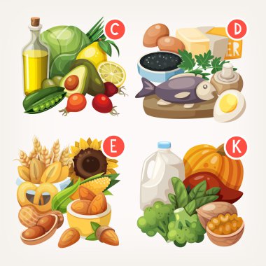 Ürünleri zengin vitamin ile