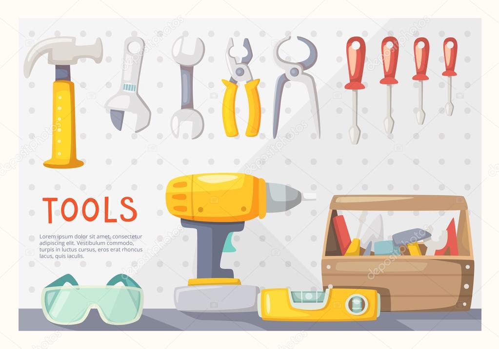 Garage tools layout
