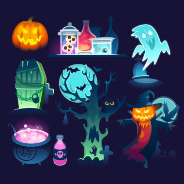 Halloween süslemeleri çizimler