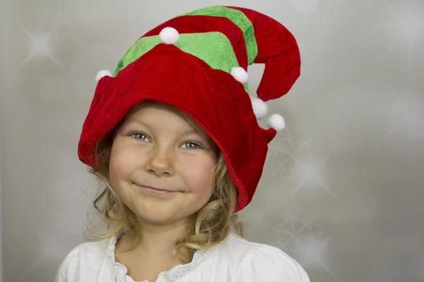 Sweet girl as elf — Stock Photo, Image