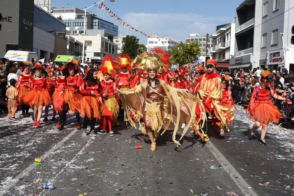 Карнавальный парад в Лимассоле — стоковое фото