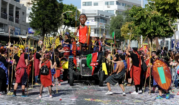 Limassol Carnival Parade Cypern 2016 — Stockfoto