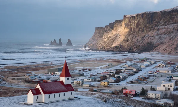Vik dorp IJsland Europa — Stockfoto