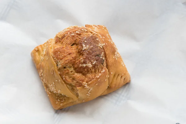 Pastel de queso de Pascua chipriota casero, flaouna — Foto de Stock