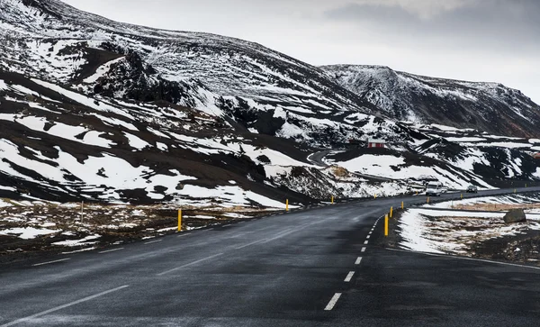 Camino rural vacío Islandia —  Fotos de Stock