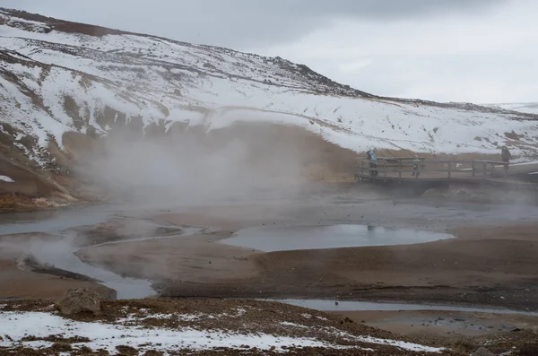 Gunnuhver Geothermal Field Iceland — Stock Photo, Image