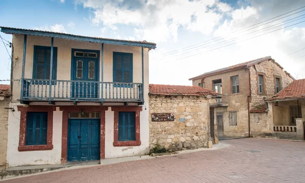 Traditional old  houses Cyprus — Stock Photo, Image