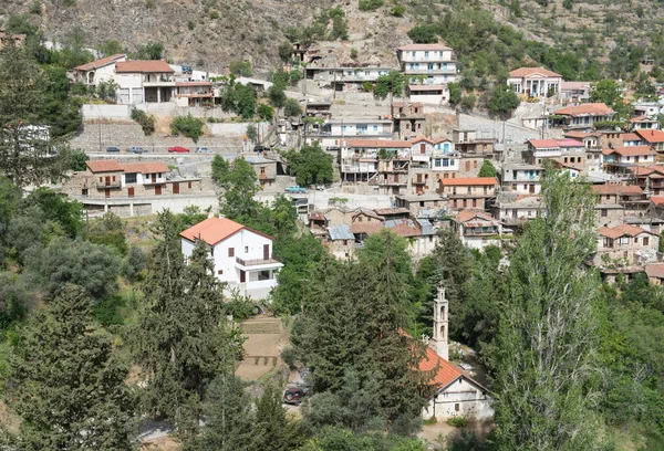 Dağ köyü Askas, Kıbrıs — Stok fotoğraf