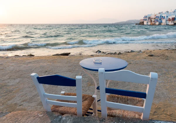Летние каникулы, Mykonos Island Greece — стоковое фото