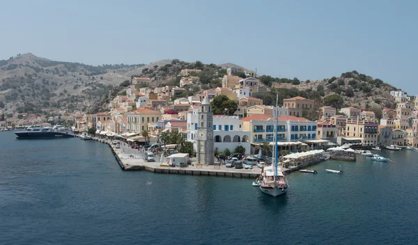 Греческий остров Сими в Греции — стоковое фото
