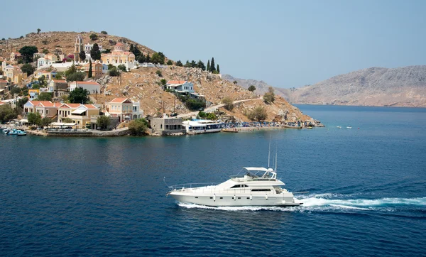 Symi insel griechenland an der ägäis — Stockfoto