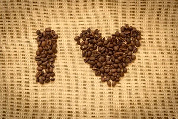 Fresh coffee brown beans — Stock Photo, Image
