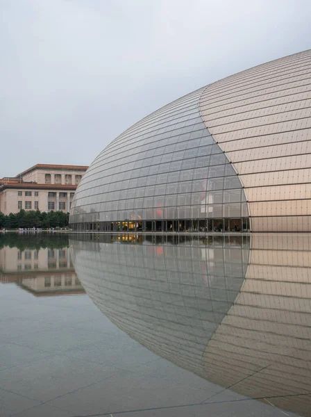 The modern Opera House of National Grand Theatre.Beijing China Asia — Stock Photo, Image