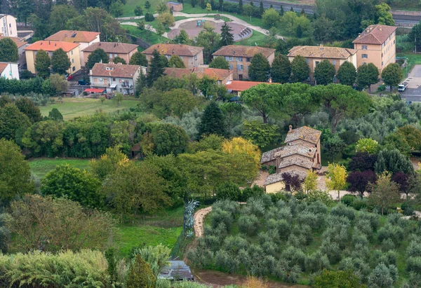 Toskania krajobraz miasta Orvieto prowincji Terni, południowo-zachodniej Umbrii, Włochy, Europa — Zdjęcie stockowe