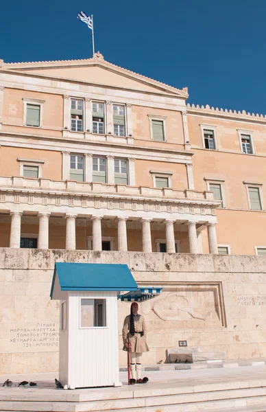 Griechenland evzone, griechenland athens — Stockfoto