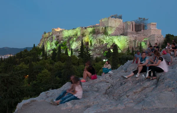 Akropolis, Pantheonu Athén — Stock fotografie