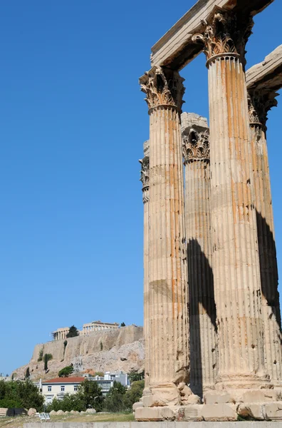 Tempel der olympischen Zeus, Athen — Stockfoto