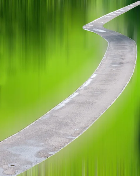 Leerer Fußweg — Stockfoto