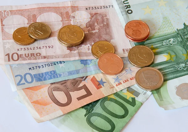 Ceny w euro — Zdjęcie stockowe