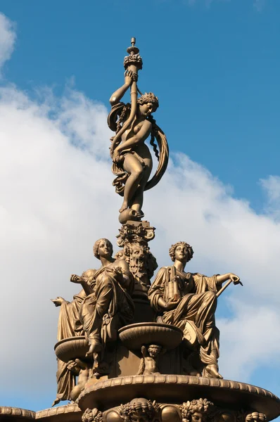 Statua fontana Ross Edimburgo — Foto Stock
