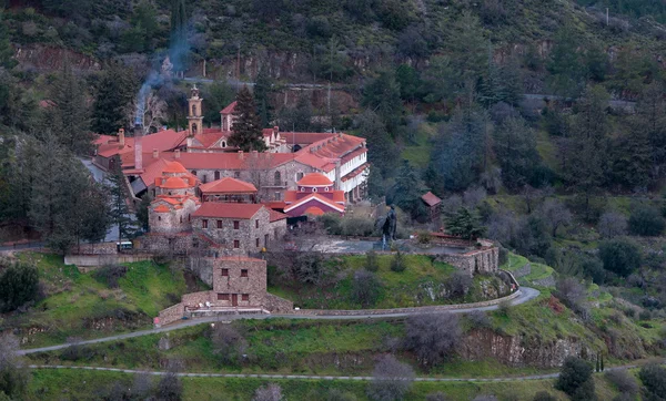 Знаменитый православный монастырь Макайрас на Кипре — стоковое фото
