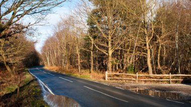 Kent, İngiltere'de kırsal İngilizce ülkede yol