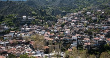 Dağ köyü Palaichori, Troodos Dağları, Kıbrıs