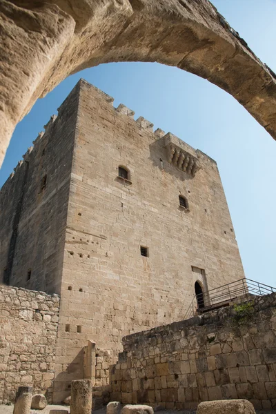 Ortaçağ tarihi kale, Inn'in, Limassol, Kıbrıs — Stok fotoğraf