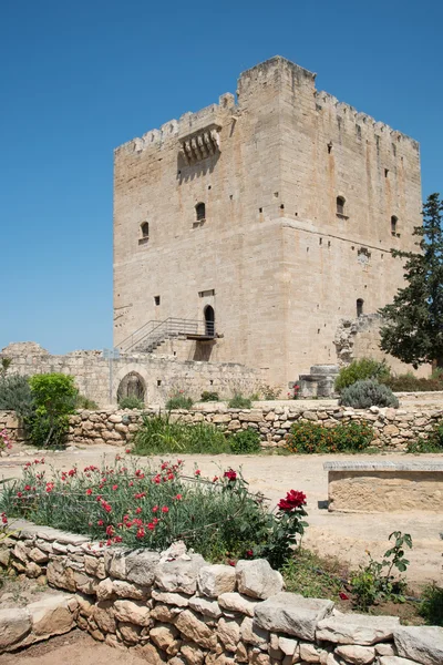 Mittelalterliche historische Burg von Kolossi, Limassol, Zypern — Stockfoto